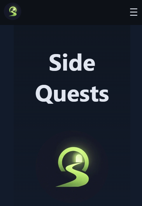 Side Quests micro-adventure web app